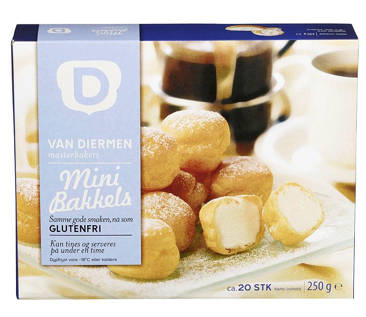 Minibakels glutenfri 250g Van Diermen