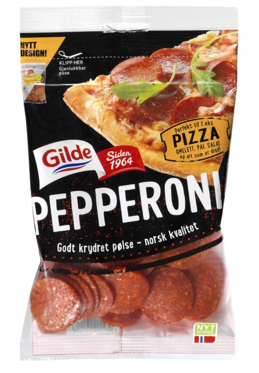 Gilde Pepperoni Skivet 130 g