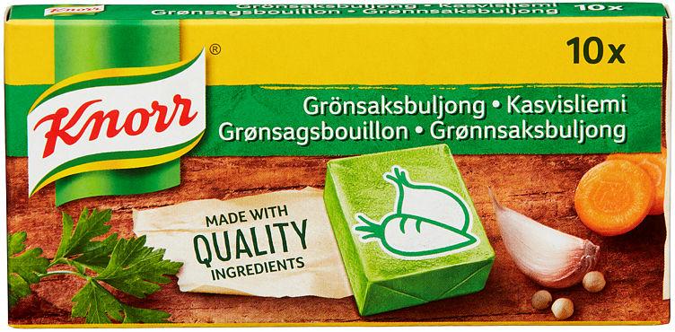 Grønnsaksbuljong 10stk Knorr