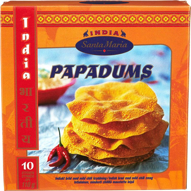 Papadums 110g St.Maria