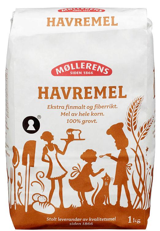 Havremel 1kg Møllerens