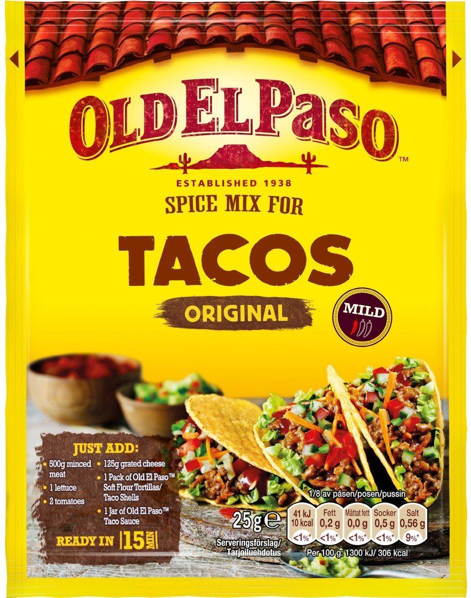 Old El Paso Taco Spice Mix Singel 25 g