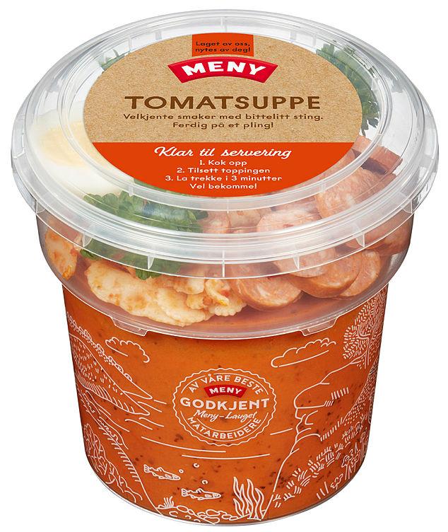 Tomatsuppe 4dl+ Fersk Topping Meny