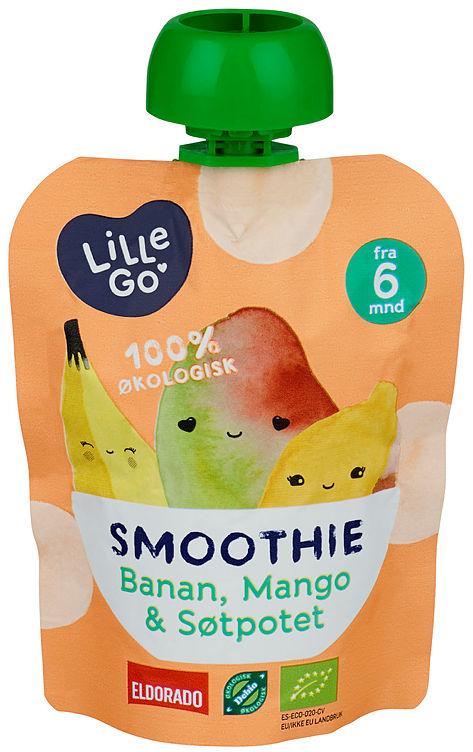 Smoothie Banan/Mango/Søtpotet 90g Lillego