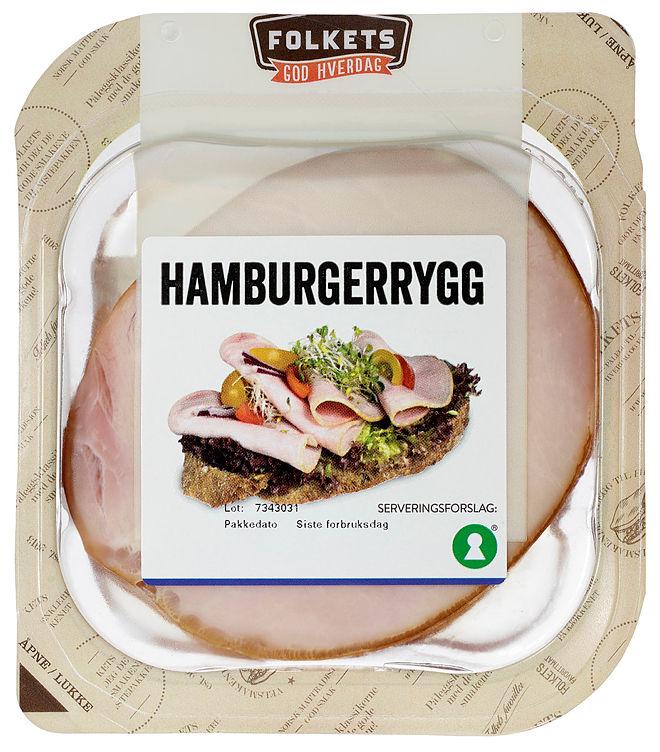 Hamburgerrygg 150g Folkets