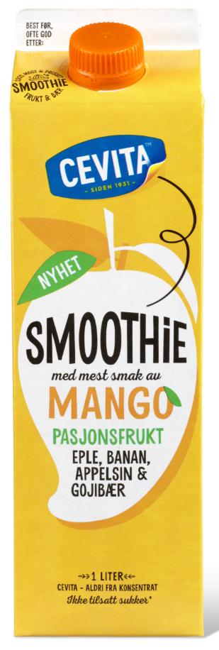 Smoothie Mango/Pasjonsfrukt 1l Cevita