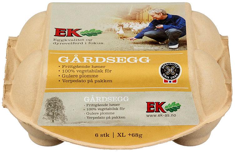 Gårdsegg Ekstra Store 6stk Ek