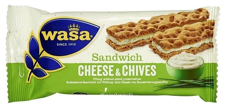 Wasa Sandwich ost og gressløk