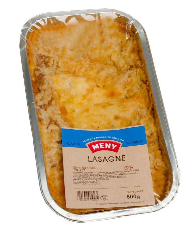 Lasagne 800g Meny