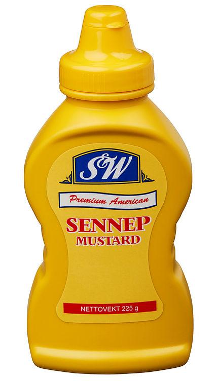Sennep Amerikansk 225g S&amp;W