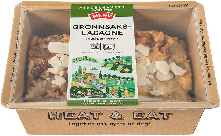 Grønnsakslasagne m/Parmesan 410g Heat&amp;Eat