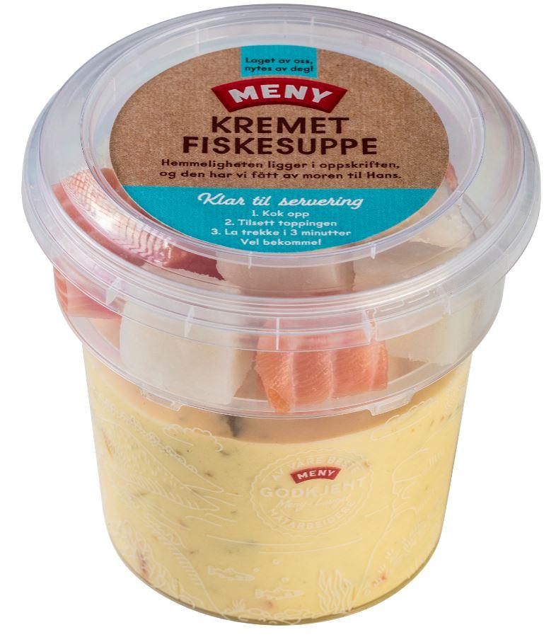 Fiskesuppe 4dl+Fersk Topping Meny