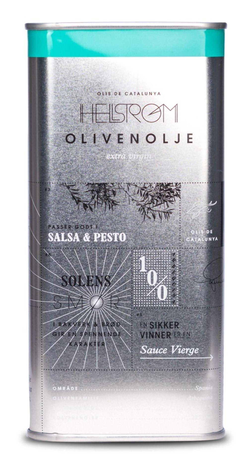 Hellstrøm Ekstra Virgin Olivenolje 0,5 l