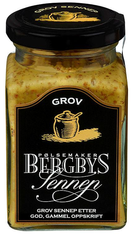 Sennep Grov 230g Bergbys