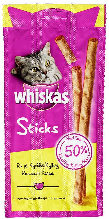 Whiskas Sticks Kylling 18g