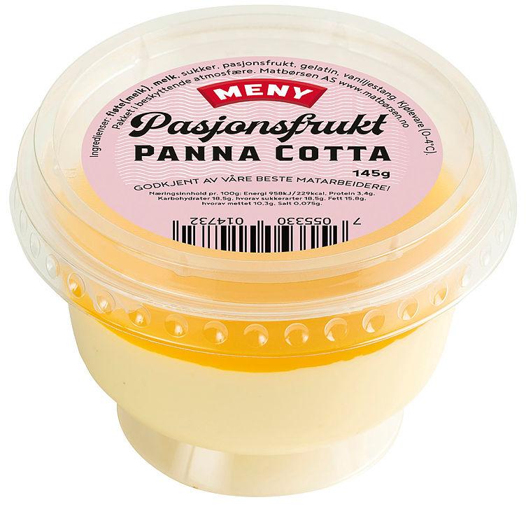 Pannacotta m/Pasjonsfrukt 145g Meny