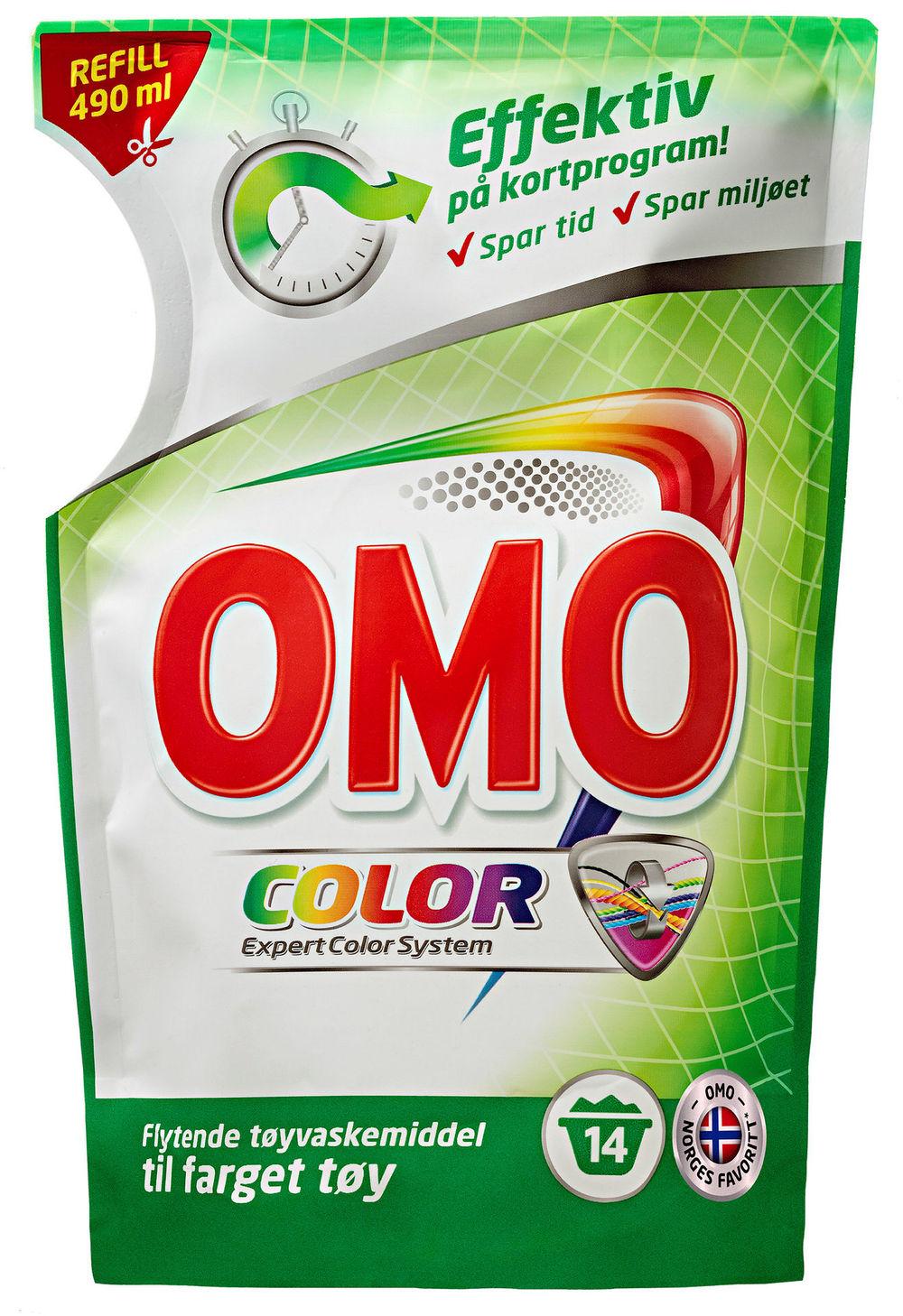 Omo Color Flytende Refill, 490 ml