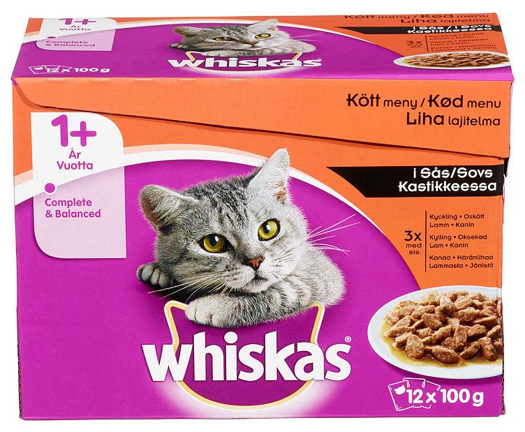 Whiskas Kjøttmeny i Saus 12x100g