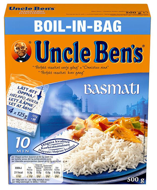 Basmati Ris Boil-In-Bag 500g Uncle Bens