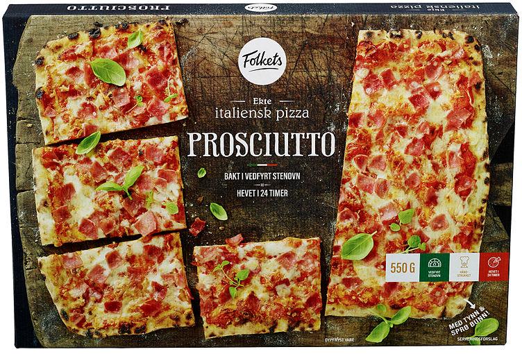 Pizza Prosciutto 550g Folkets