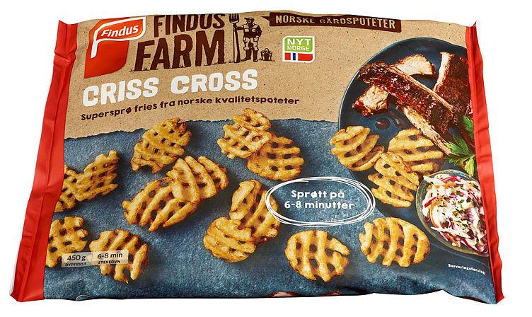 Criss Cross Fries 450g Findus Farm