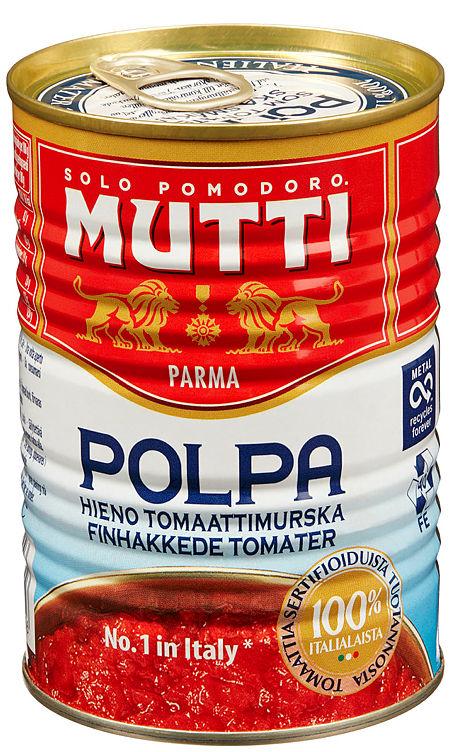 Tomater Knuste 400g Mutti