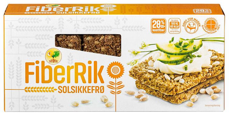 Fiberrik Solsikke 125g Prepack Sætre