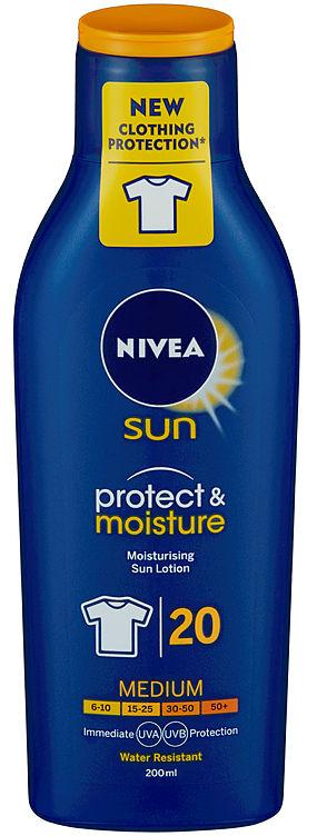 Nivea Sun Protect&amp;Moisture Spf20 200ml