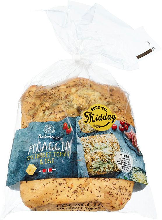 Focaccia Tomat&amp;Ost 470g Bakehuset