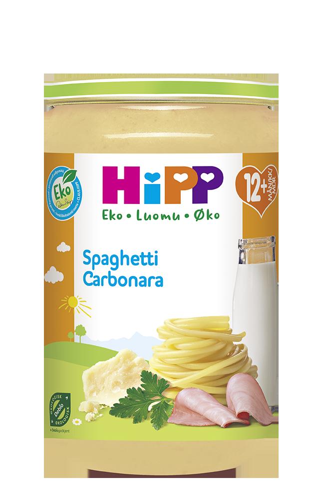 Hipp Økologisk Spaghetti Carbonara 12 mnd 250 g
