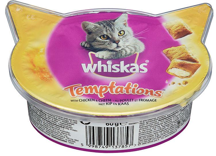Whiskas Temptation Kylling&amp;Ost 60g