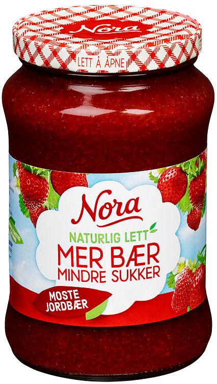 Jordbær Moste Lett 530g Nora