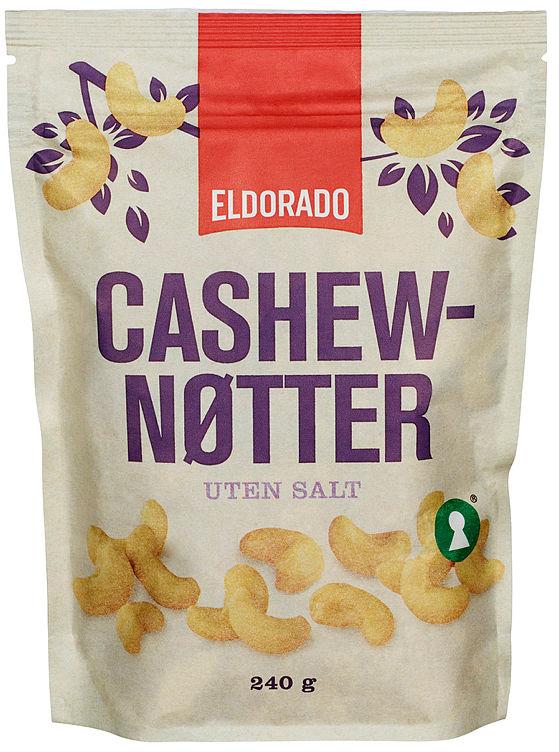 Cashewnøtter u/Salt 240g Eldorado