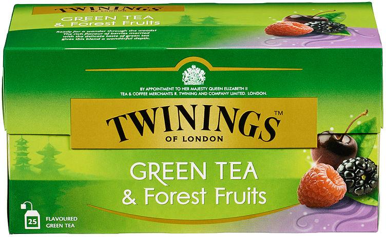 Skogsbær Grønn Te 25pos Twinings