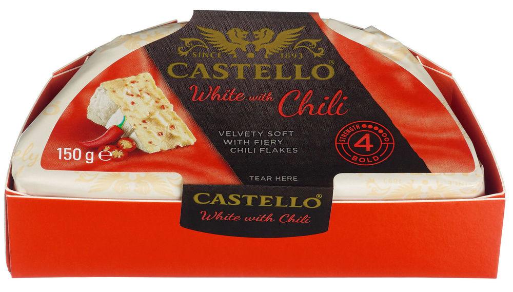 Castello White med Chili 150 g