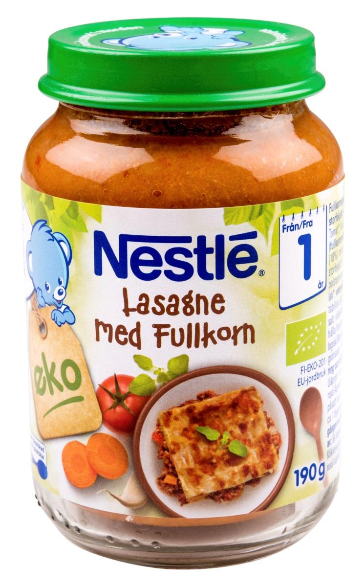 Nestlé Økologisk Lasagne med fullkorn 12 mnd 190 g