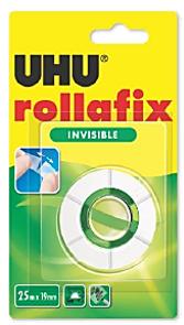 Tape Rollafix Invisible 25m Refill Uhu