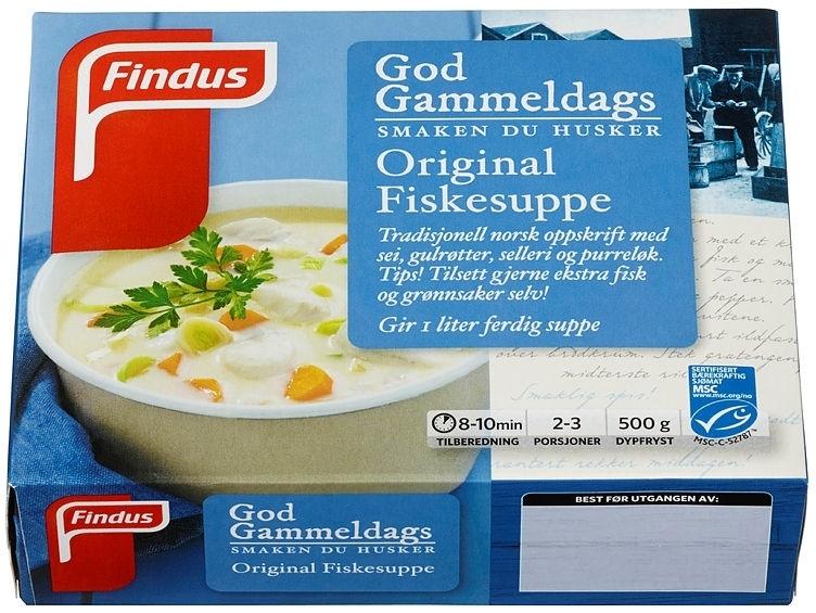 Findus Fiskesuppe Original 500 G Norges Online⭐ ⭐ ⭐ ⭐ ⭐ 