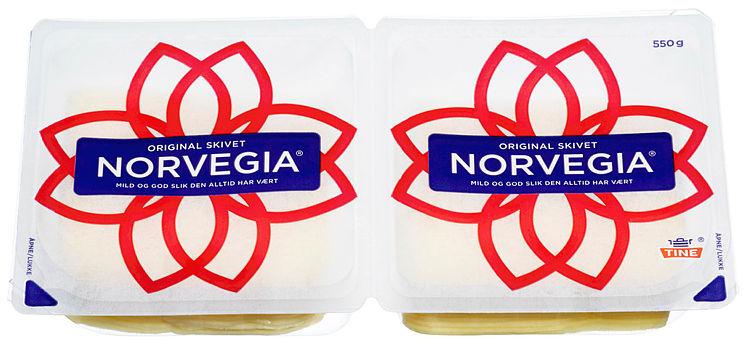 Norvegia 27% skivet 550g Tine