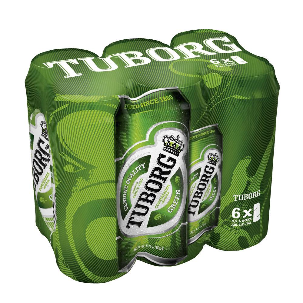 Tuborg Grøn 0,5 l 6 pack