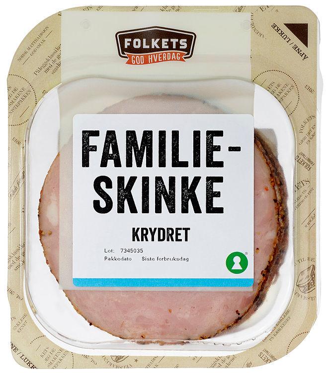 Familieskinke Krydret 150g Folkets