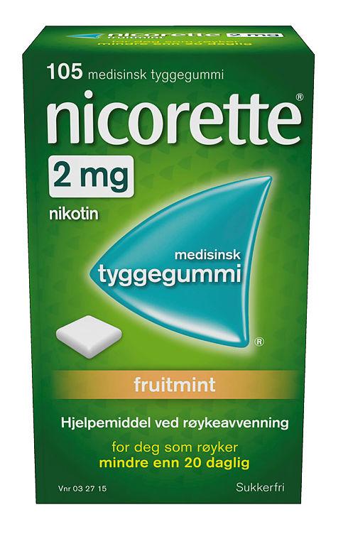 Nicorette Fruitmint 2mg 105stk