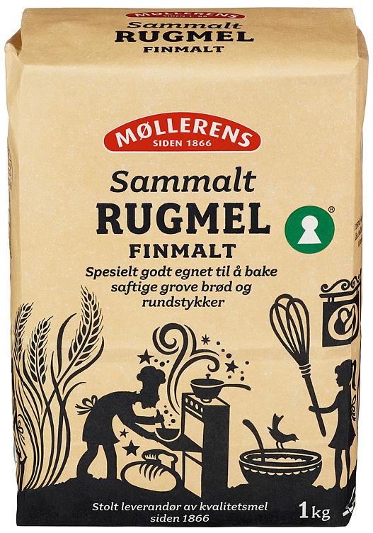 Rug Sammalt Fin 1kg Møllerens