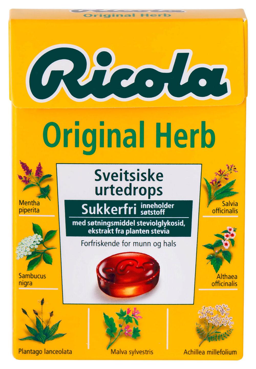 Ricola Original Med Stevia 50 g