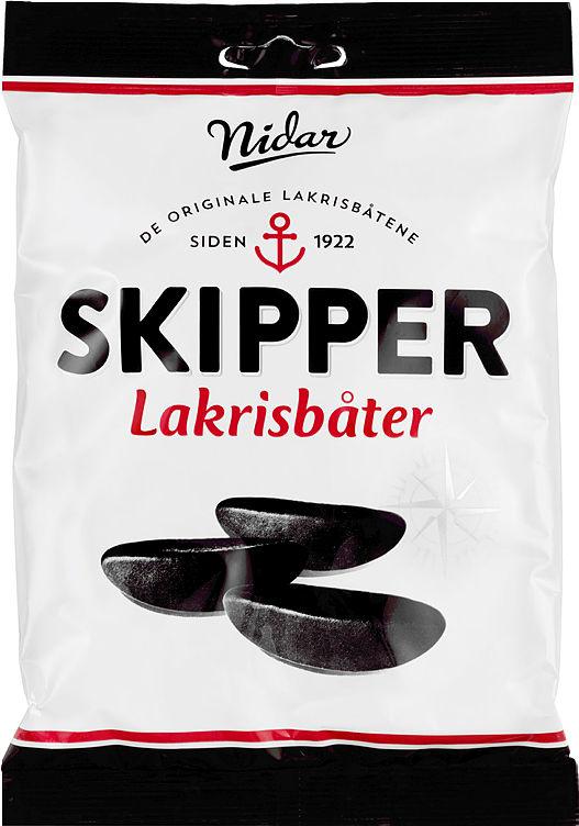 Lakrisbåter 250g Skipper