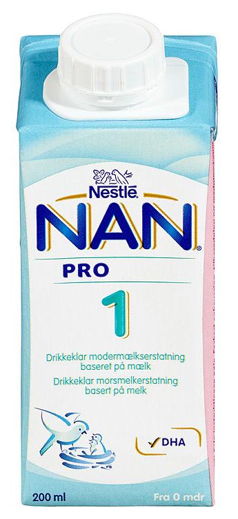 Nan Pro 1 Drikkeklar fra Fødsel 200ml