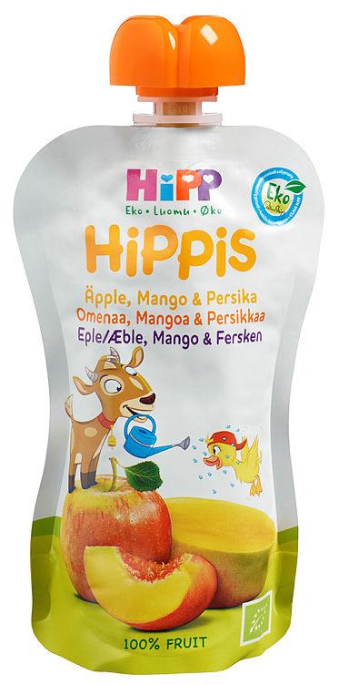 Hippis Smoothie Eple/Mango 4mnd 100g Hipp