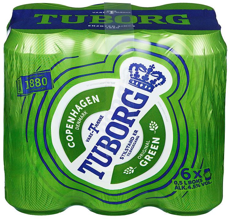 Tuborg Grønn 0,5lx6 boks