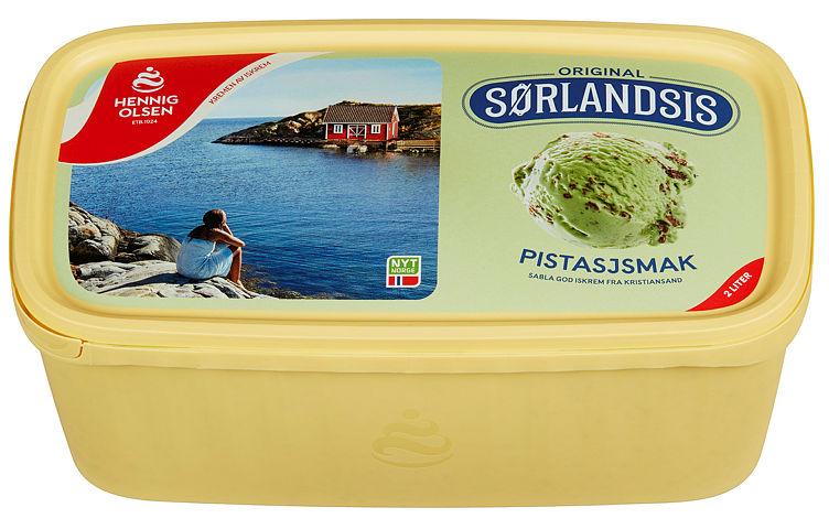 Sørlandsis Pistasj 2l Hennig Olsen