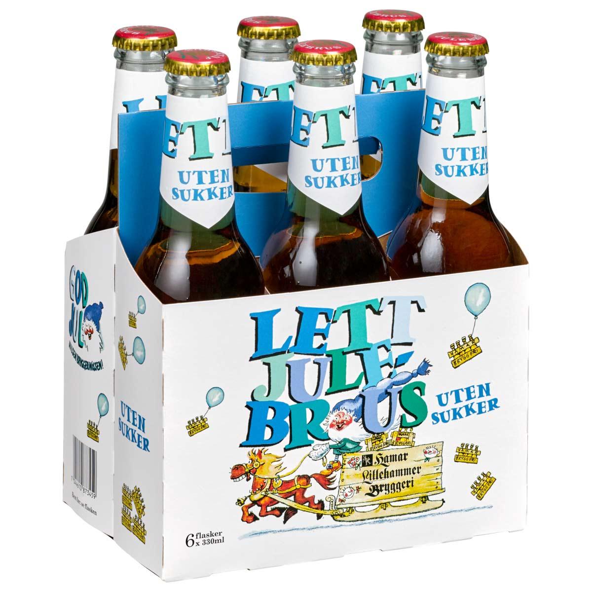 Hamar Julebrus Lett 0,33 l 6-pk